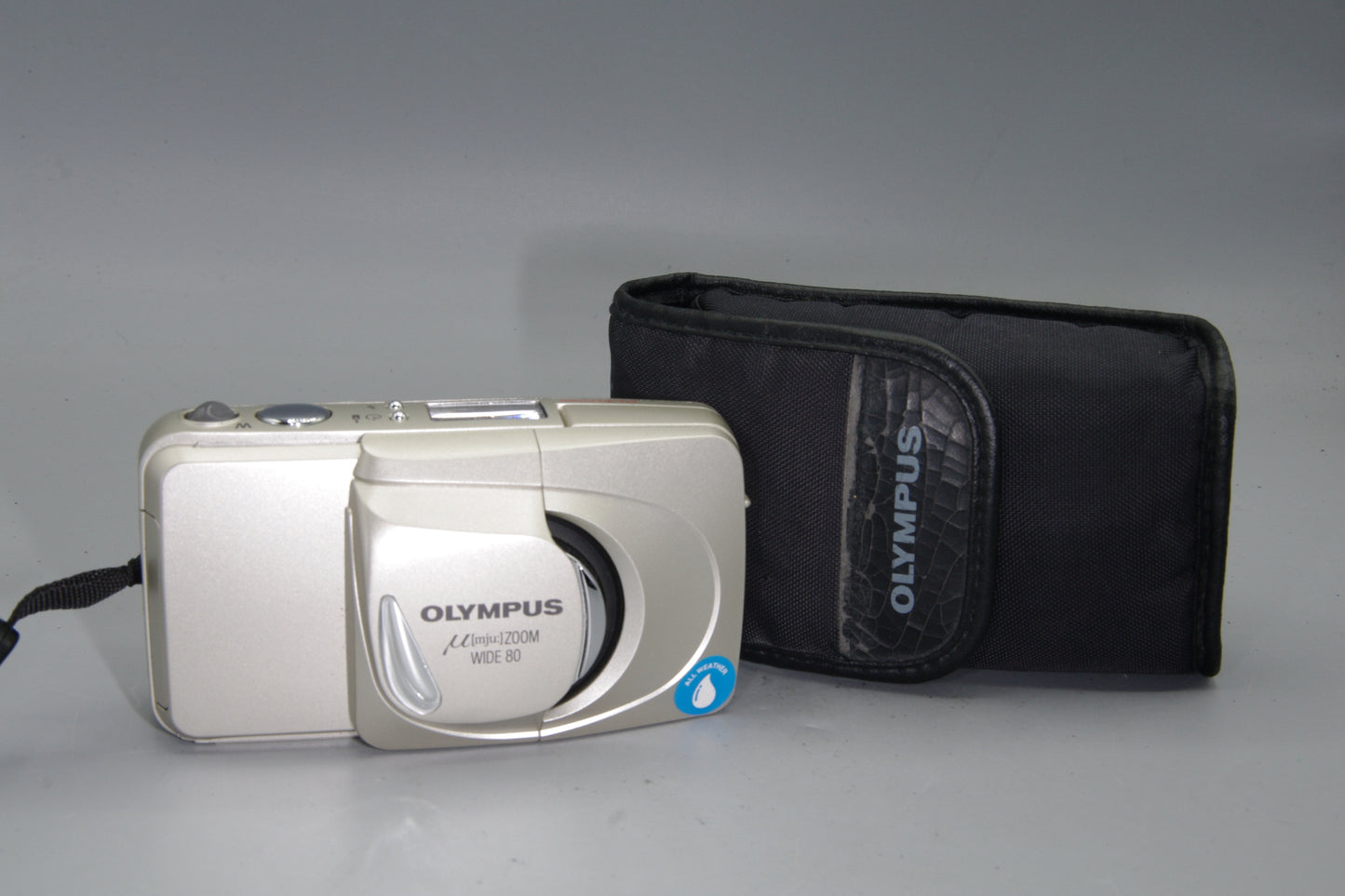 Olympus MJU Zoom Wide 80 – 35mm Film Camera – Excellent + Case – Tested