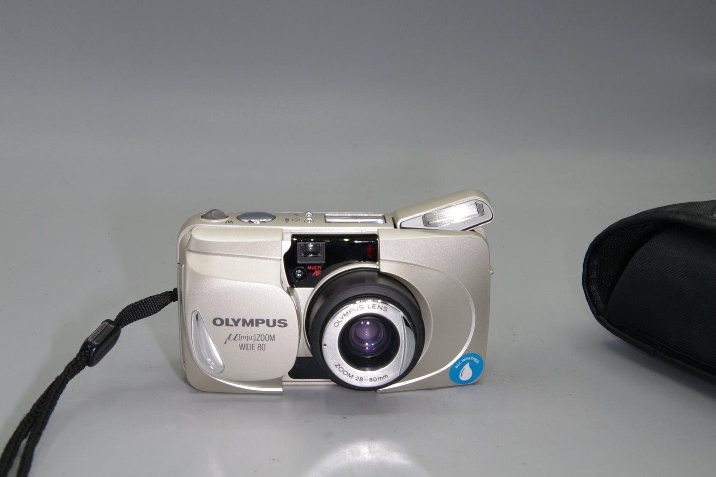 Olympus MJU Zoom Wide 80 – 35mm Film Camera – Excellent + Case – Tested