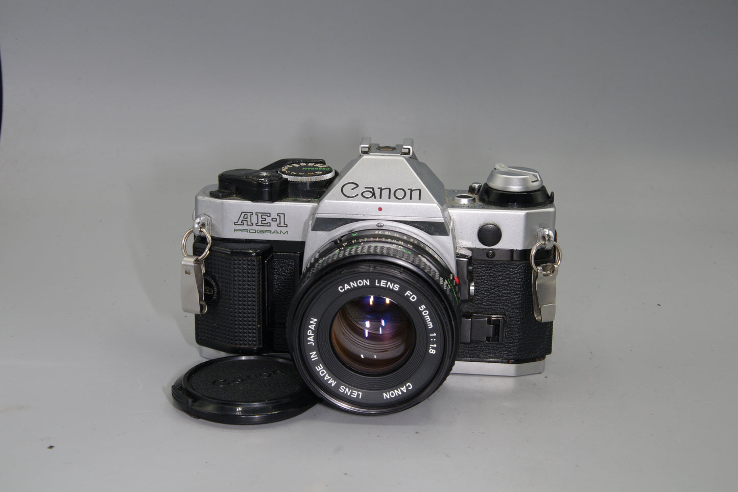 Canon AE-1 Program + FD 50mm f/1.8 Lens Excellent – Tested
