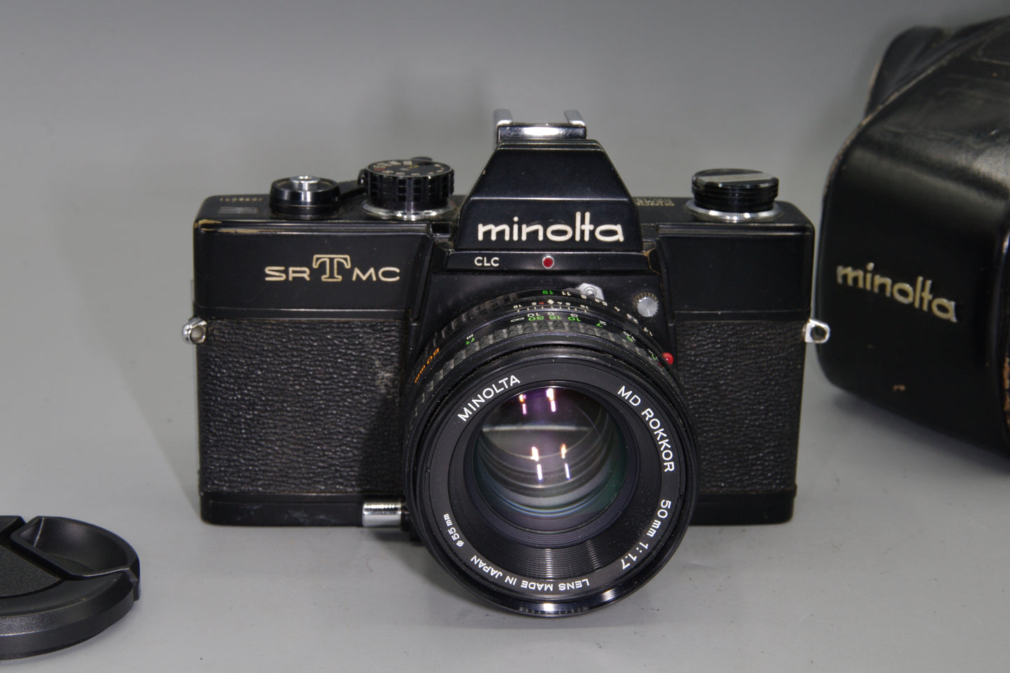 Minolta SR-T MC 35mm SLR + Rokkor 50mm f/1.7 Lens – Tested – Clean – Manual