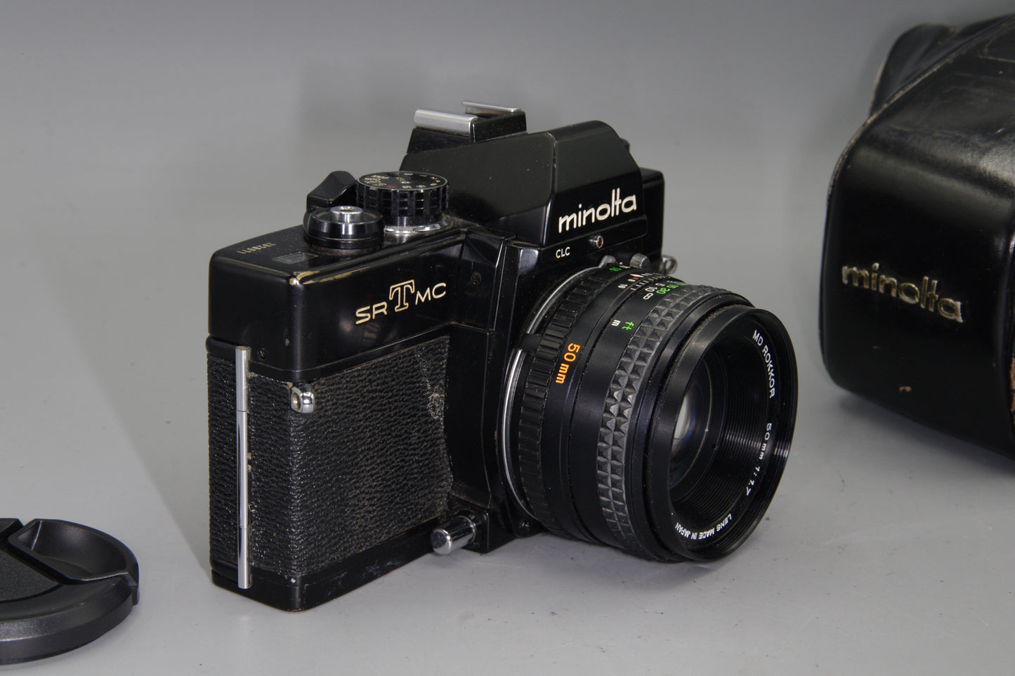 Minolta SR-T MC 35mm SLR + Rokkor 50mm f/1.7 Lens – Tested – Clean – Manual