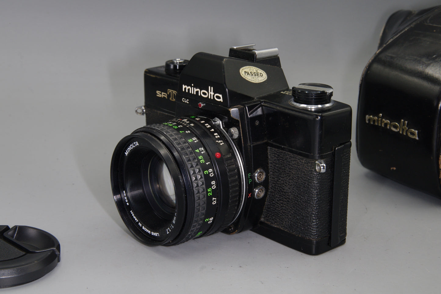 Minolta SR-T MC 35mm SLR + Rokkor 50mm f/1.7 Lens – Tested – Clean – Manual