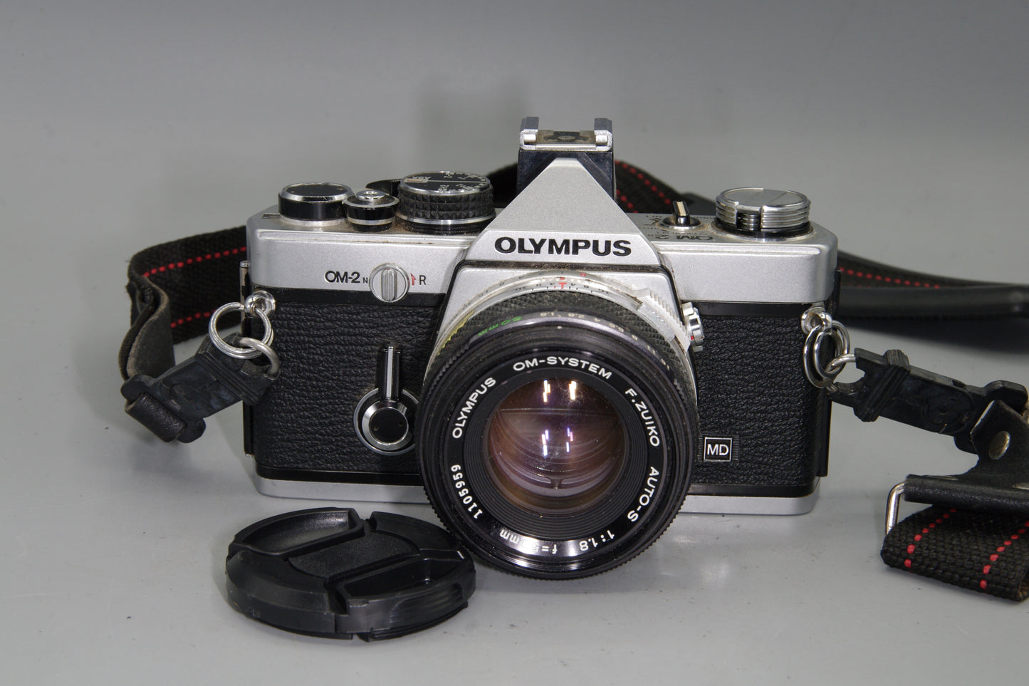 Olympus OM-2N 35mm SLR + Zuiko 50mm f/1.8 Lens – Tested & New Batteries