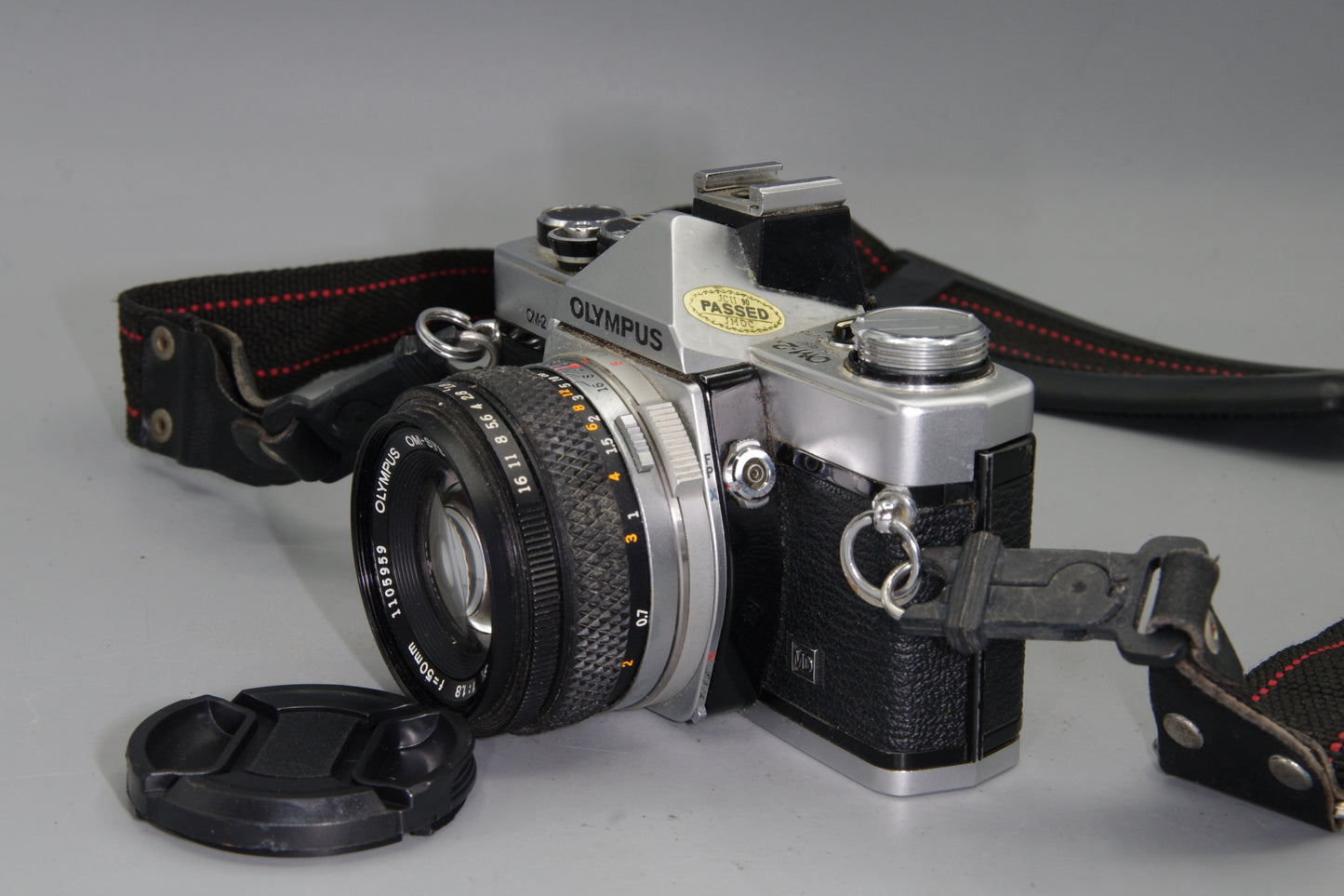 Olympus OM-2N 35mm SLR + Zuiko 50mm f/1.8 Lens – Tested & New Batteries