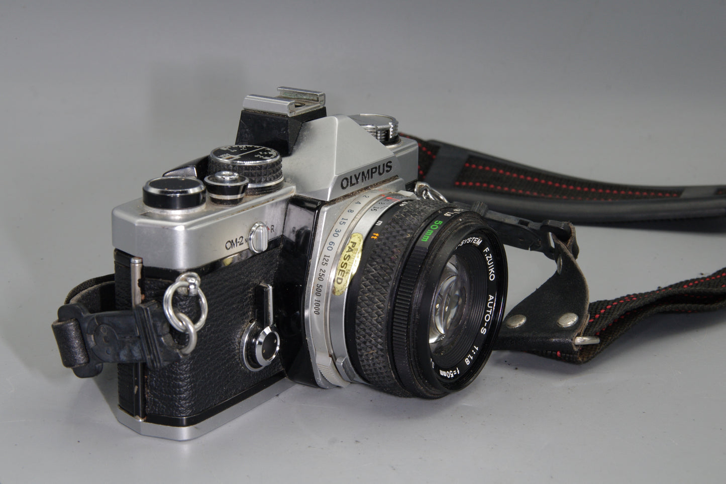 Olympus OM-2N 35mm SLR + Zuiko 50mm f/1.8 Lens – Tested & New Batteries