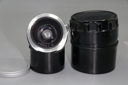Jupiter-12 35mm f/2.8 Lens – Soviet – Contax/Kiev RF Mount – Tested – Clean Optics