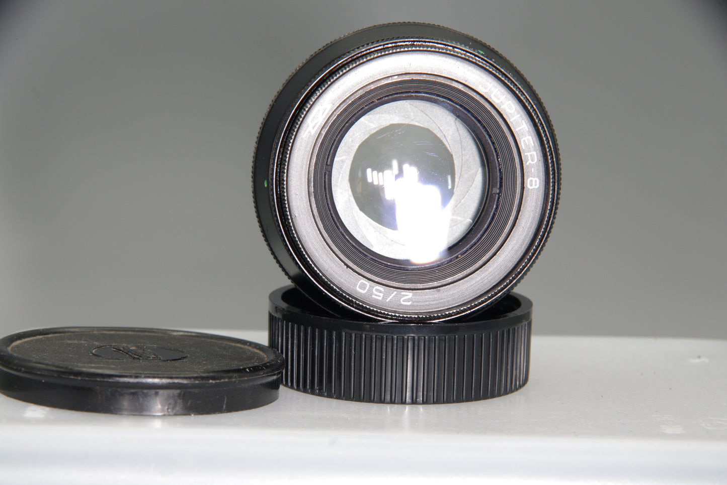 Jupiter-8 50mm f/2 Lens – M39 LTM – Soviet – Clean Optics – Minor Internal Fibre