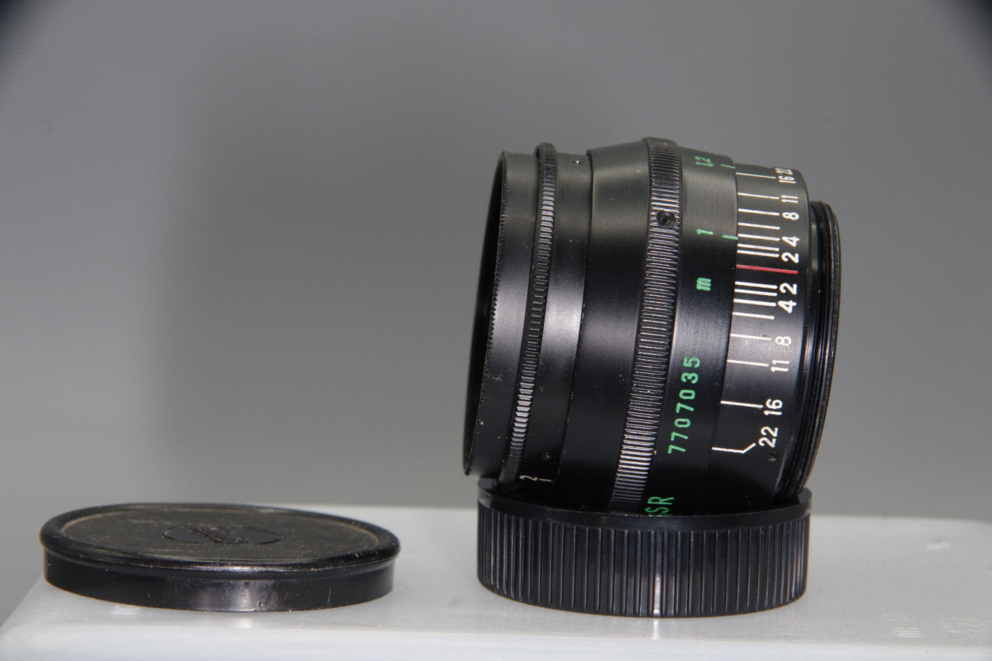 Jupiter-8 50mm f/2 Lens – M39 LTM – Soviet – Clean Optics – Minor Internal Fibre