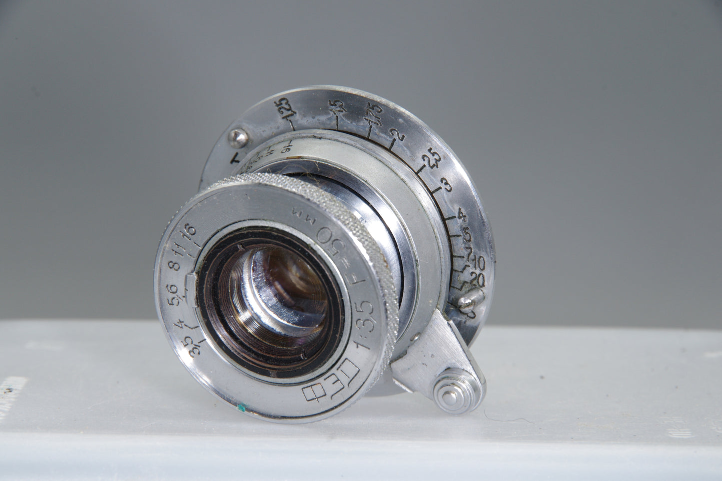 KMZ FED 50mm f/3.5 Collapsible Lens – M39 LTM – Soviet – Tested – Clean Optics