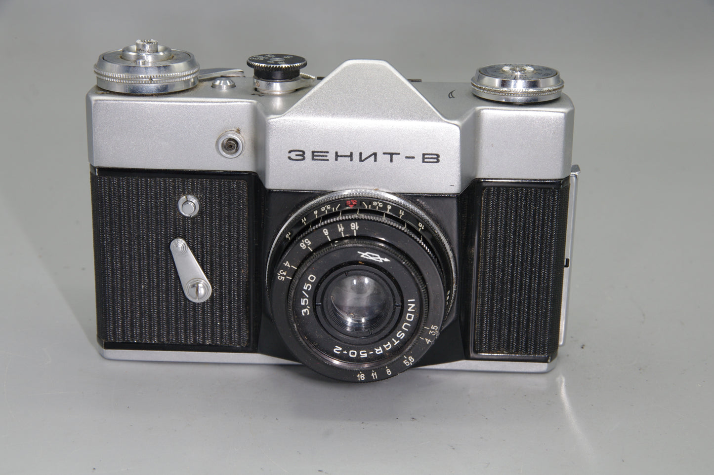 Zenit-B 35mm SLR Camera with Industar 50mm f/2 Lens M42 Soviet USSR
