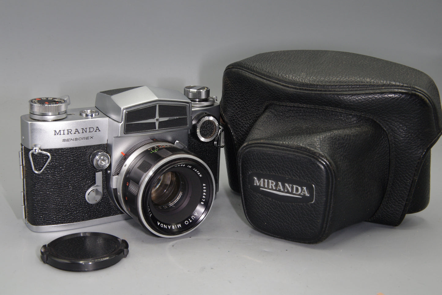 Miranda Sensorex 35mm SLR Camera with 50mm f/1.9 Lens & Case – Vintage