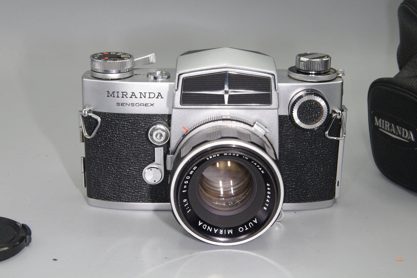 Miranda Sensorex 35mm SLR Camera with 50mm f/1.9 Lens & Case – Vintage