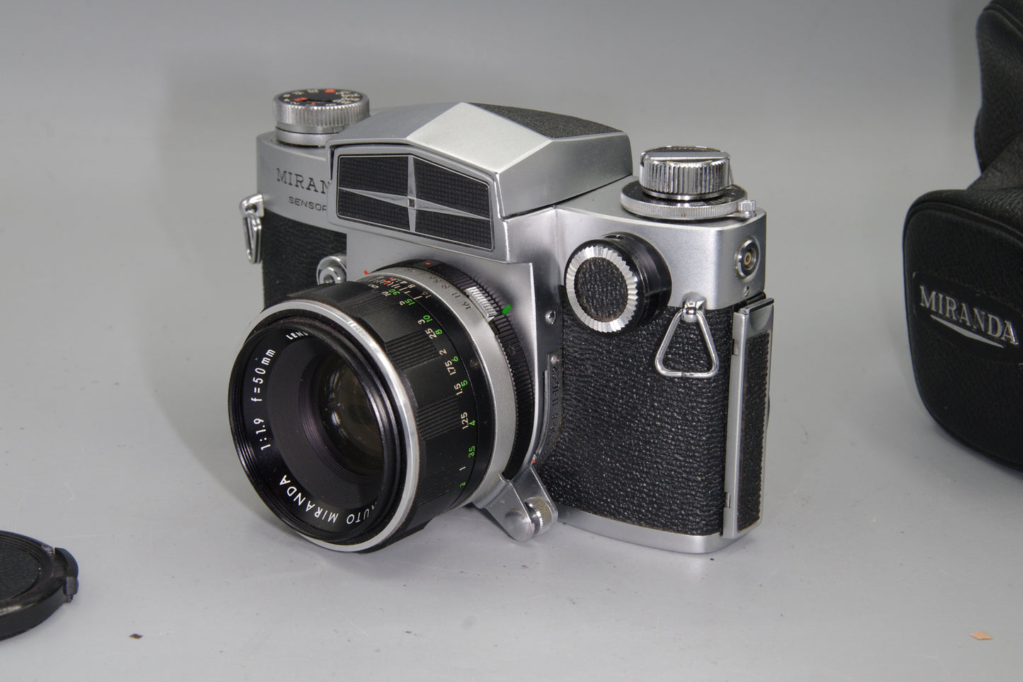 Miranda Sensorex 35mm SLR Camera with 50mm f/1.9 Lens & Case – Vintage