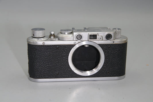 Leica II 35mm Rangefinder Camera 1932 Chrome Serial 78149 Vintage Tested