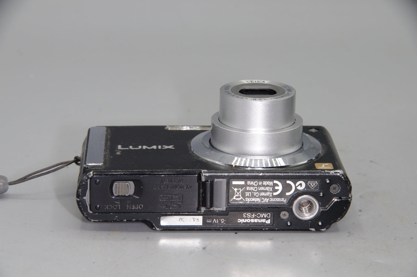 Panasonic Lumix DMC-FS3 Digital Camera – 8.1MP – With Charger – Tested