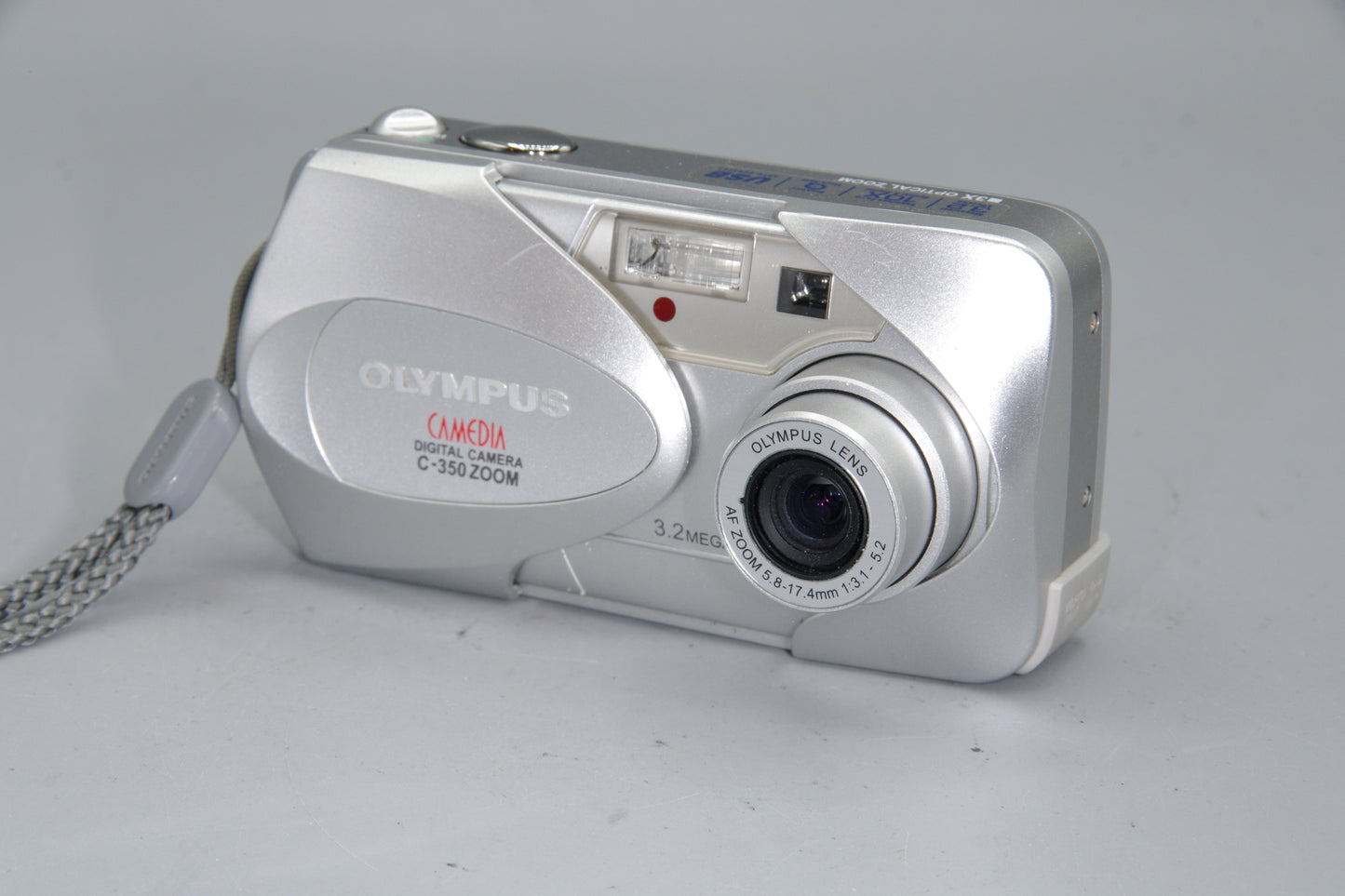 Olympus Camedia C-350 Zoom 3.2MP Digital Camera with 128Mb XD
