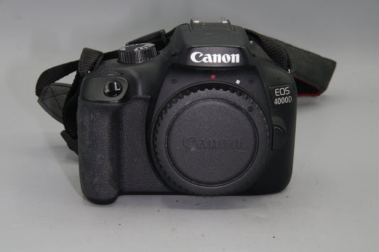 Canon EOS 4000D DSLR 18MP Camera – Low Shutter Count 9495, Excellent