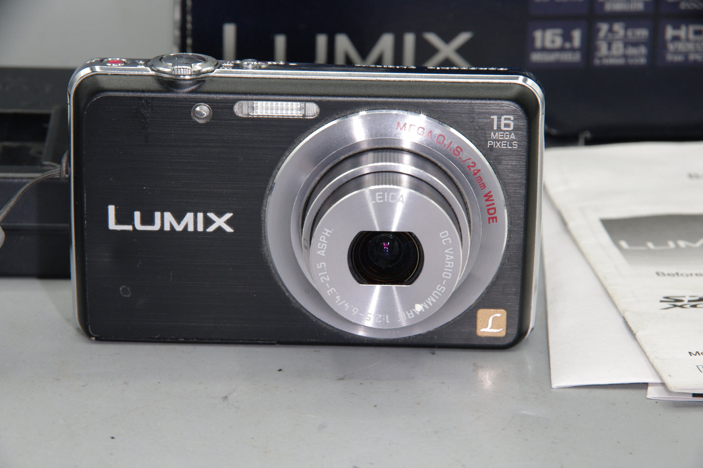 Panasonic Lumix DMC-FS45 16MP Digital Camera – Boxed, Leica Lens, Tested