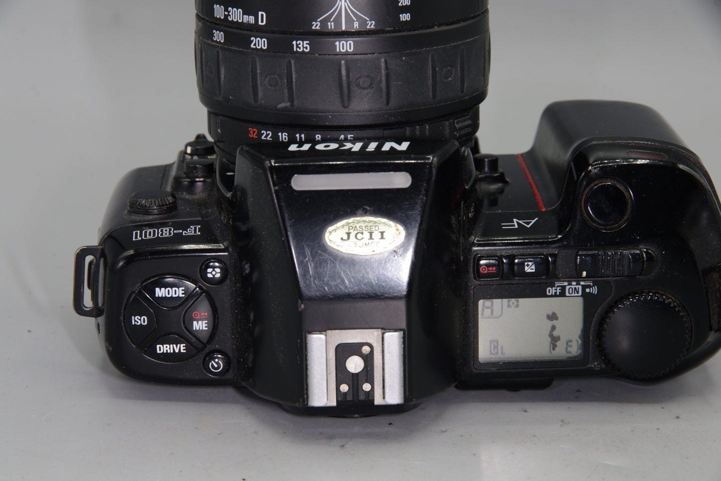 Nikon F-801 Auto Focus 35mm SLR  with 100-300mm Quantaray Lens