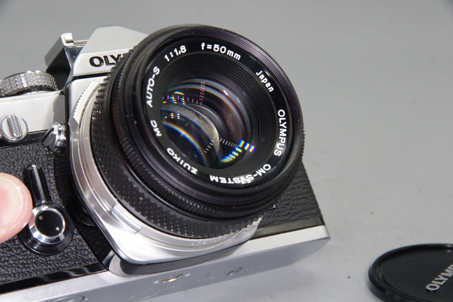 Olympus OM-1N 35mm SLR Film Camera with 50mm F/1.8 Lens – Tested