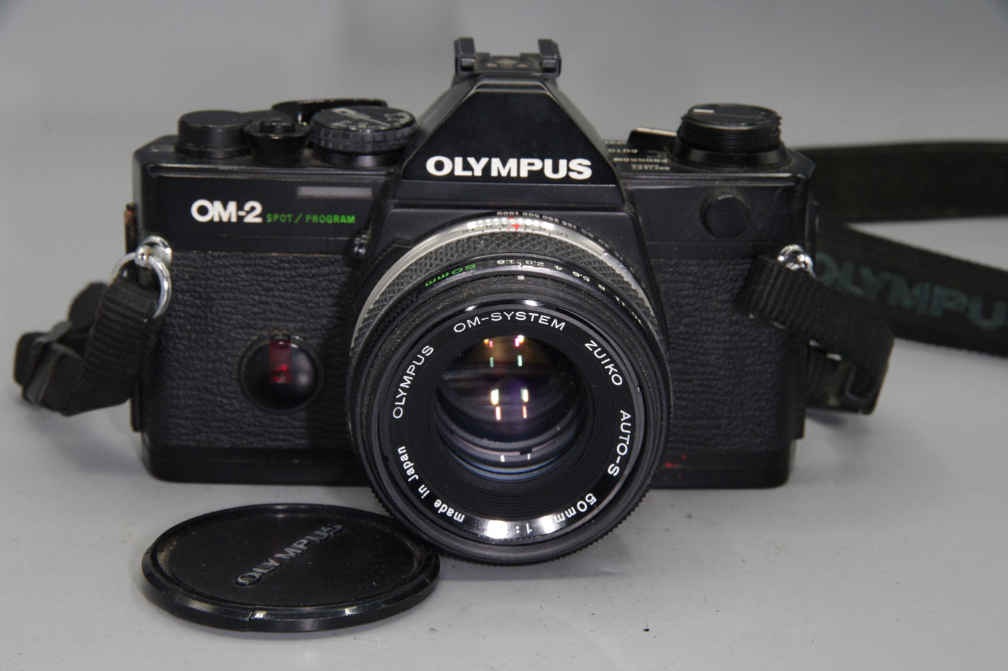Olympus OM-2 Spot/Program 35mm SLR + Zuiko 50mm f/1.8 Lens  - Tested