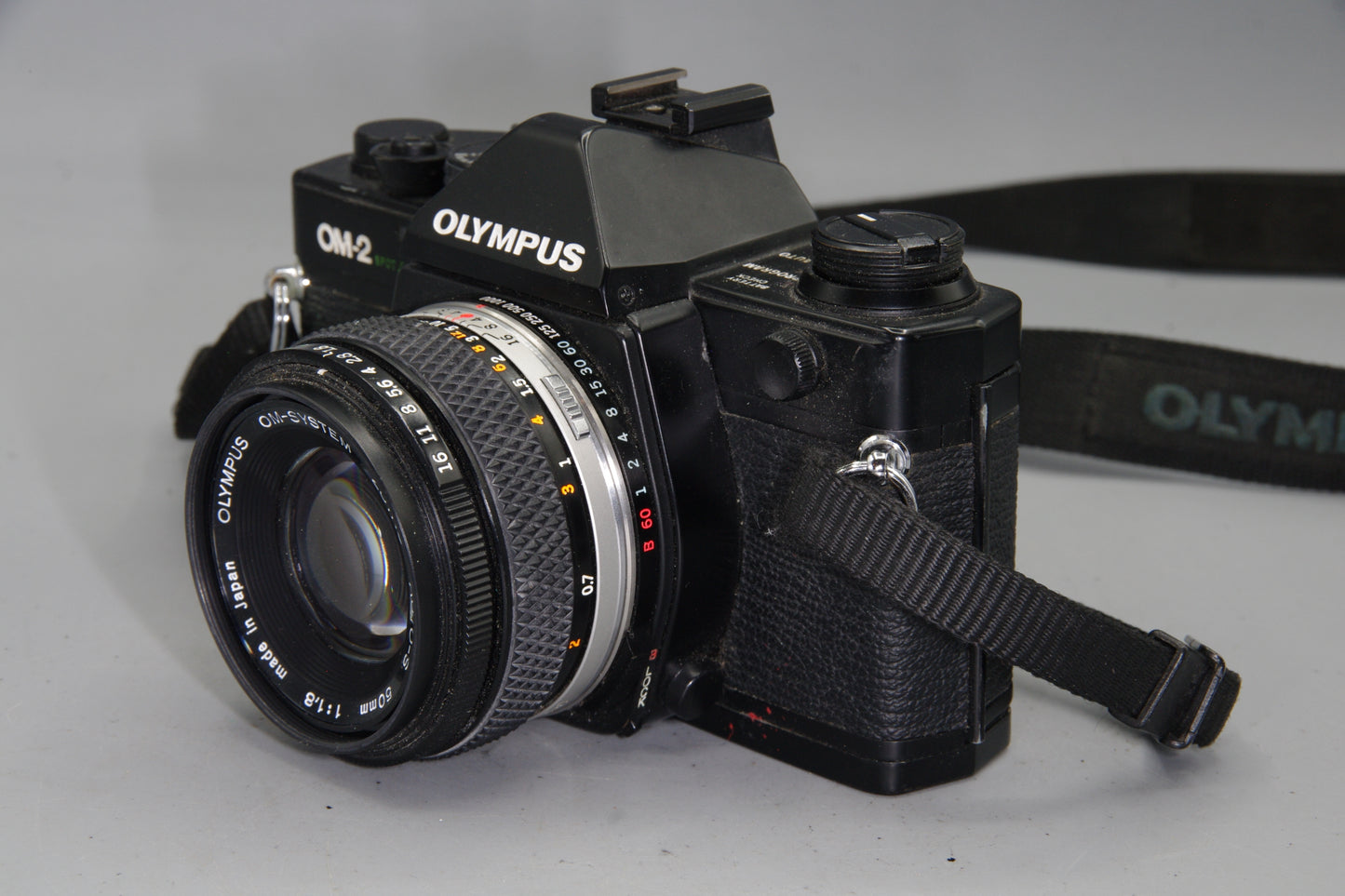 Olympus OM-2 Spot/Program 35mm SLR + Zuiko 50mm f/1.8 Lens  - Tested
