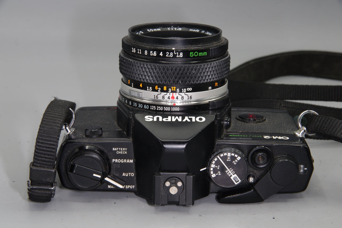 Olympus OM-2 Spot/Program 35mm SLR + Zuiko 50mm f/1.8 Lens  - Tested