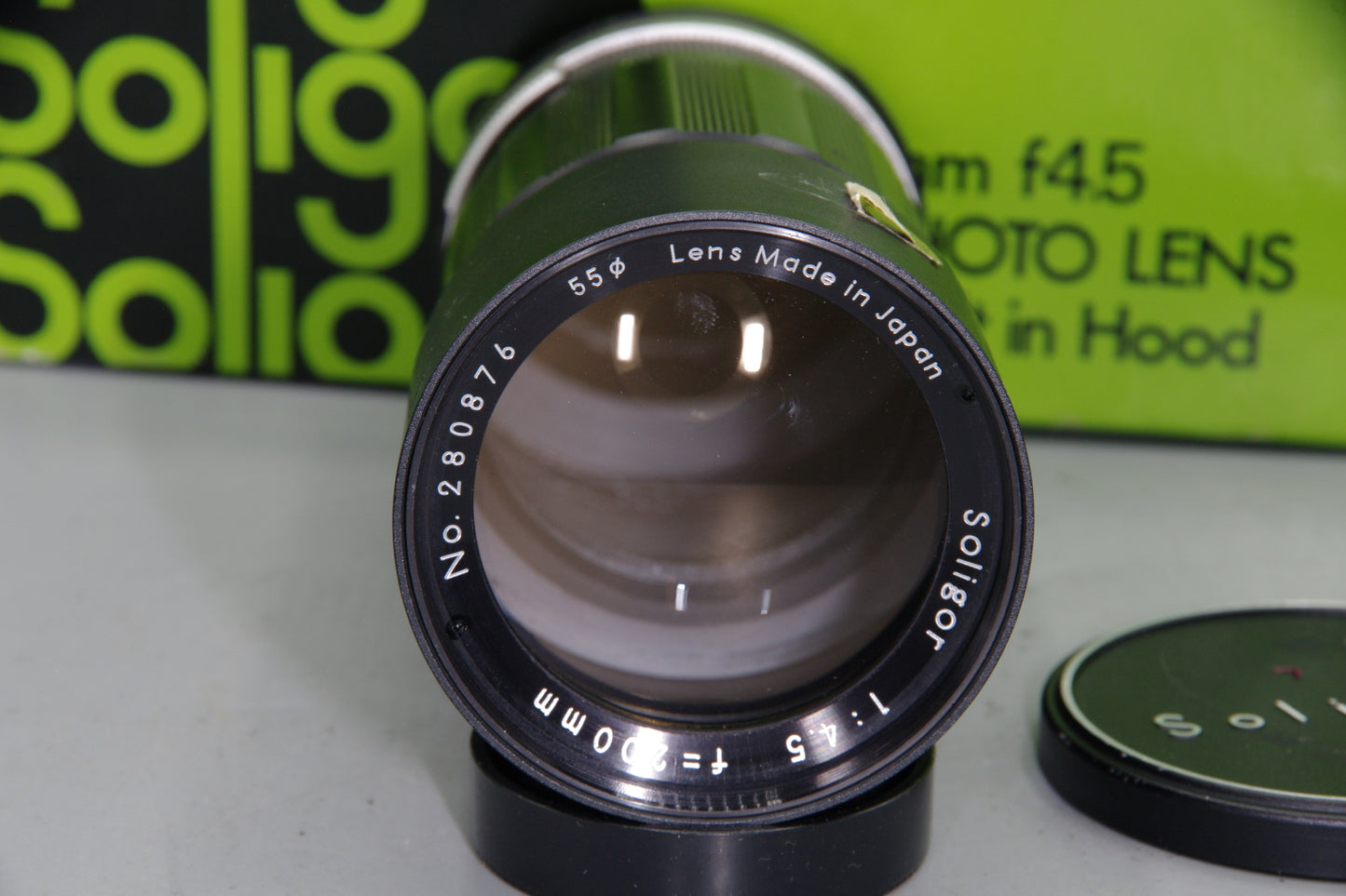 Soligor 200mm F/3.5 Lens – T2 Mount – Excellent – Vintage Telephoto Boxed