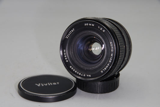 Vivitar 35mm f2.5 Wide Angle Lens – Minolta MD Mount Manual Focus Tested