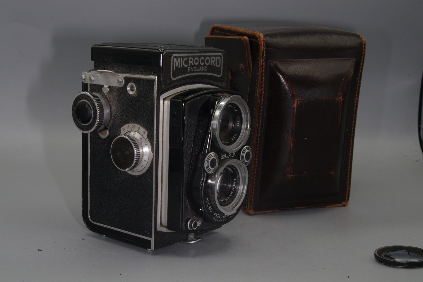 MPP Microcord TLR Film Camera with 77.5mm f3.5 Ross Xpres Lens