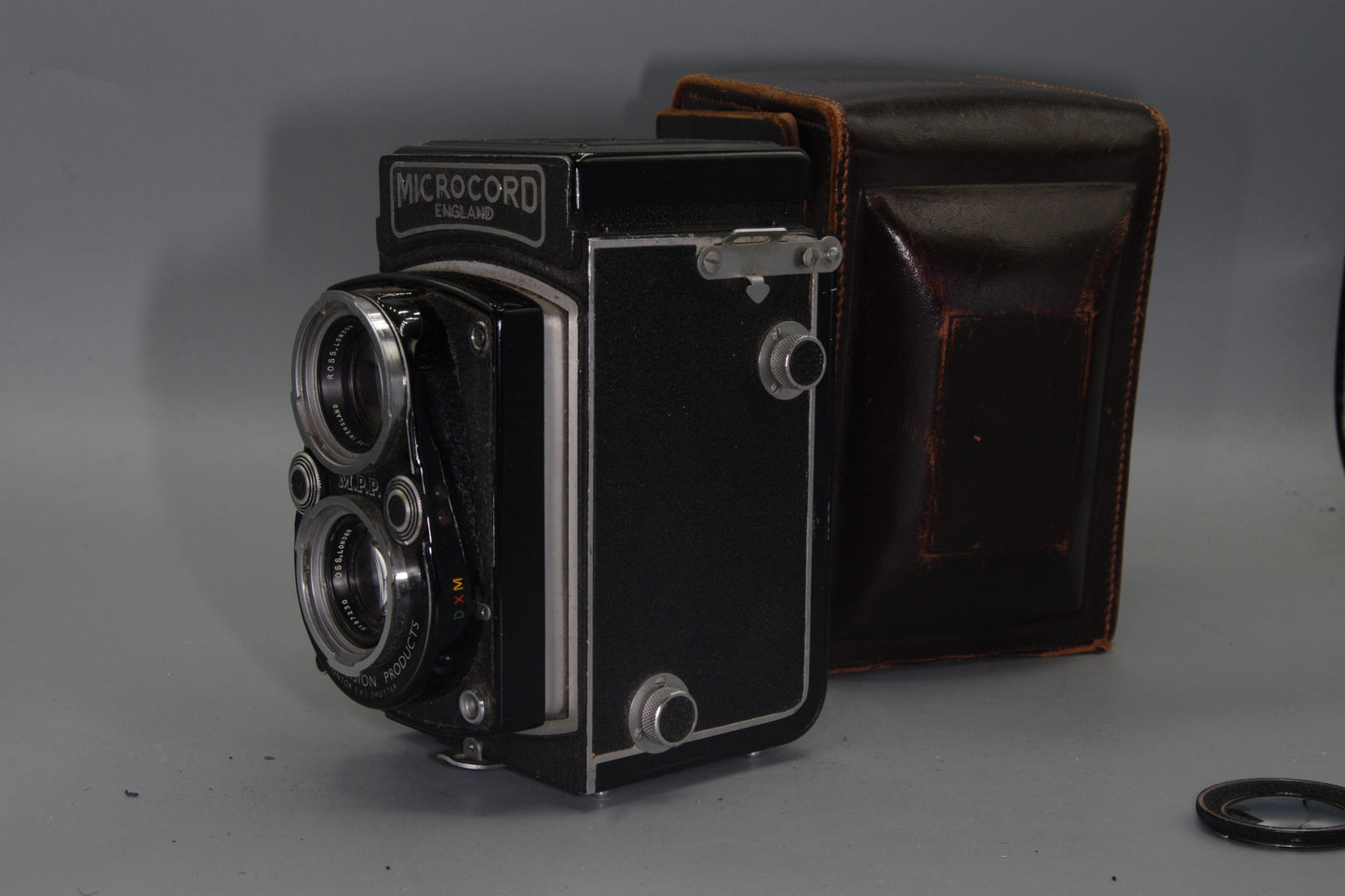 MPP Microcord TLR Film Camera with 77.5mm f3.5 Ross Xpres Lens
