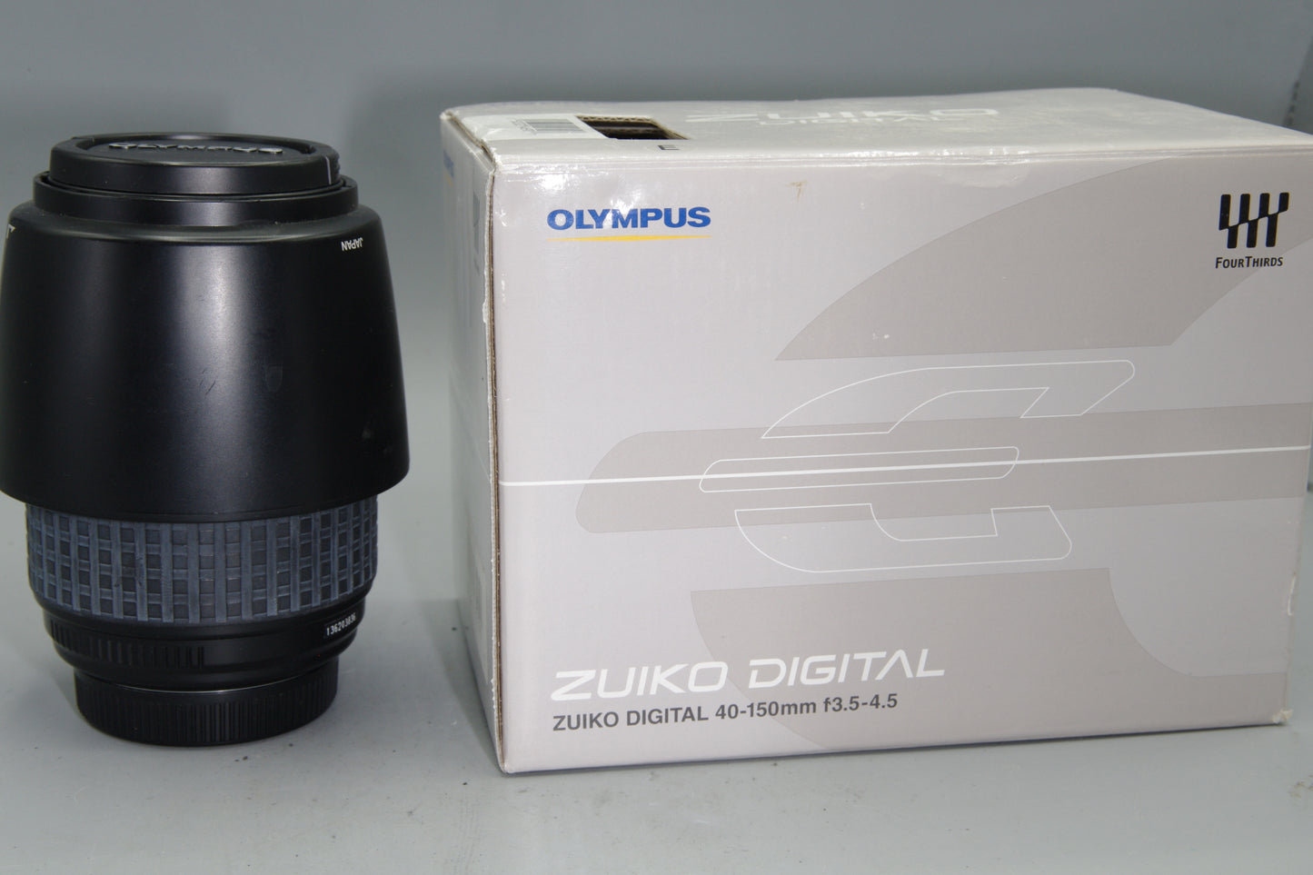 Boxed Olympus Digital 40-150mm F/3.5-4.5 ED 4/3 Mount Lens (not MFT)