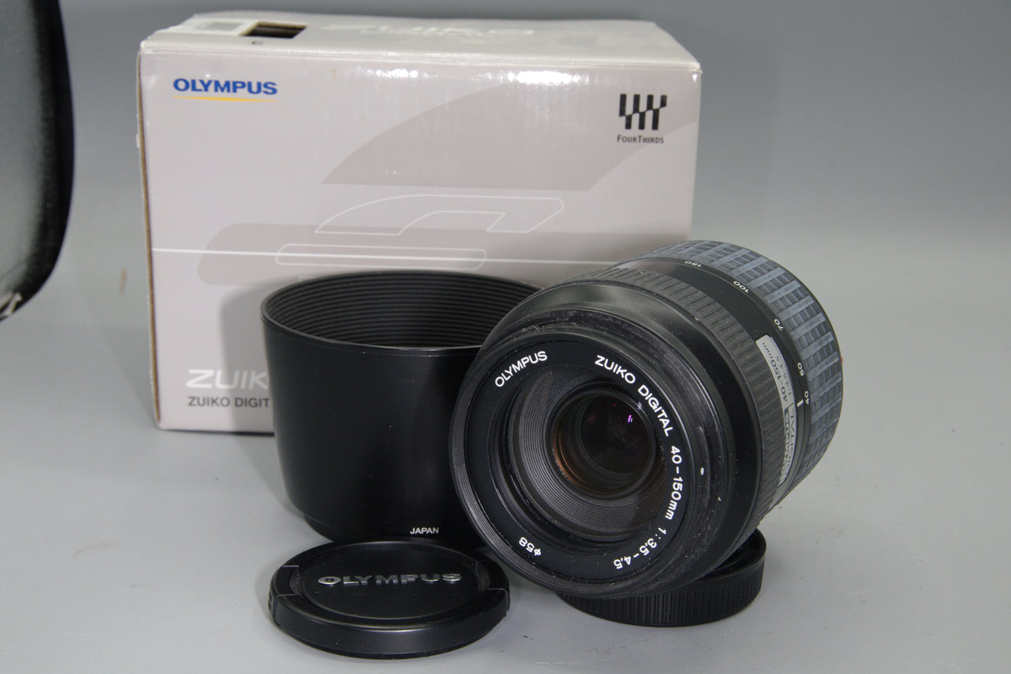 Boxed Olympus Digital 40-150mm F/3.5-4.5 ED 4/3 Mount Lens (not MFT)