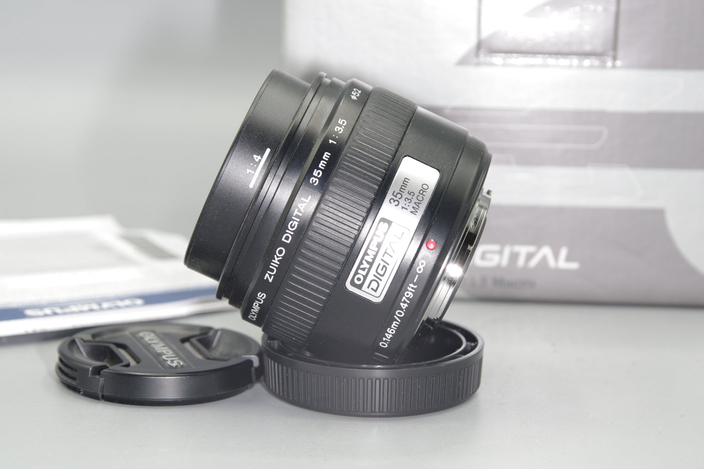 Boxed Olympus Zuiko Digital 35mm F/3.5 Macro Lens - Excellent