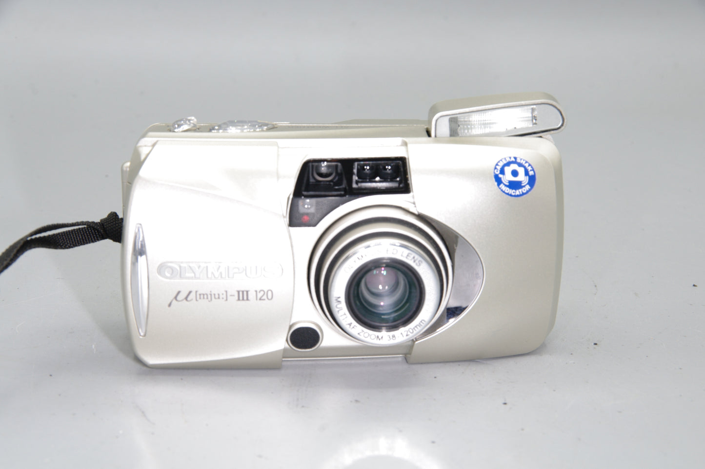 Olympus MJU III Zoom 120 35mm Film Camera – Compact All Weather - Excellent