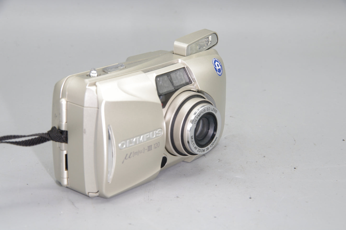 Olympus MJU III Zoom 120 35mm Film Camera – Compact All Weather - Excellent