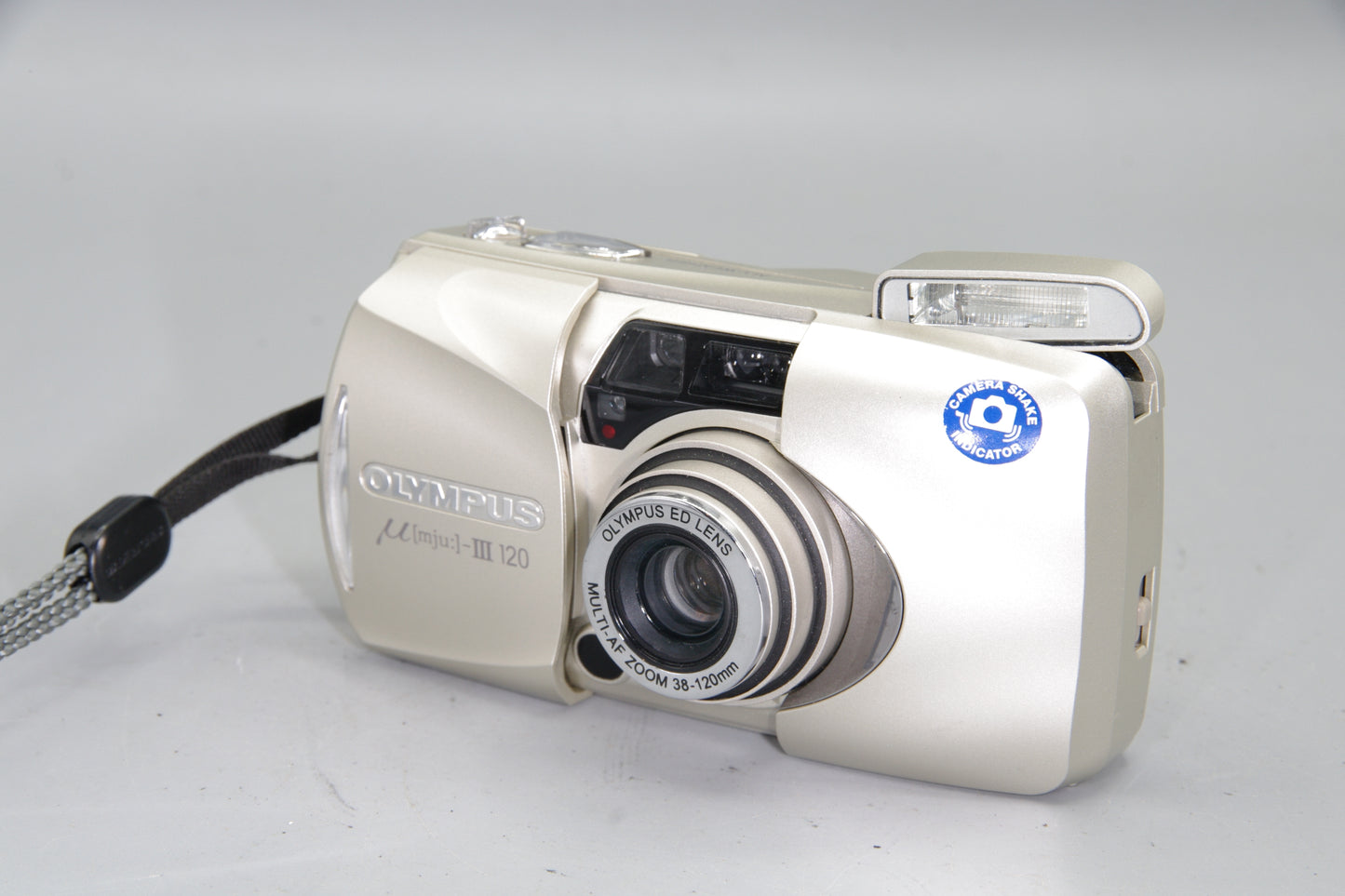Olympus MJU III Zoom 120 35mm Film Camera – Compact All Weather - Excellent