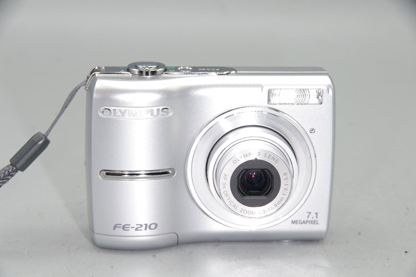 Olympus FE-210 Digital Camera – 7MP, 3x Zoom, Compact, AA, Tested