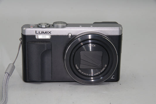 Panasonic Lumix TZ80 Camera Serviced 18MP 30x Zoom 4K WiFi GPS Blk/Silver