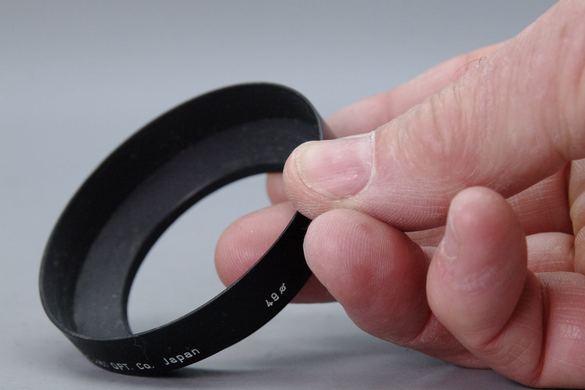 Asahi Pentax Super-Takumar Metal Lens Hood 49mm 35mm f3.5 Tested