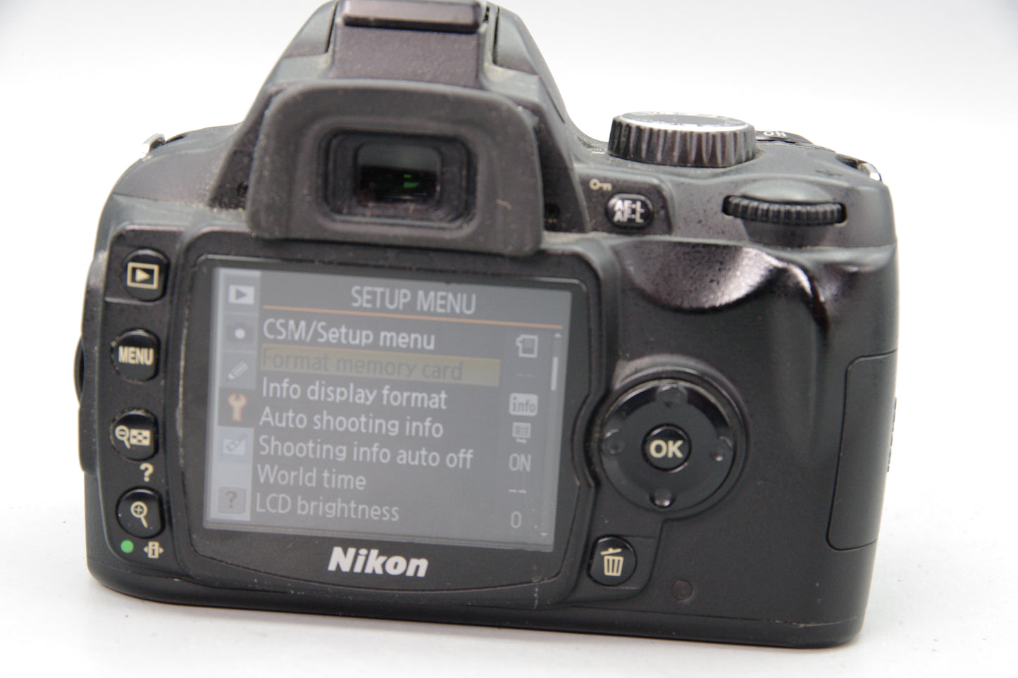 Nikon D60 10.2MP DSLR +Battery - Excellent - Shutter Count 13671