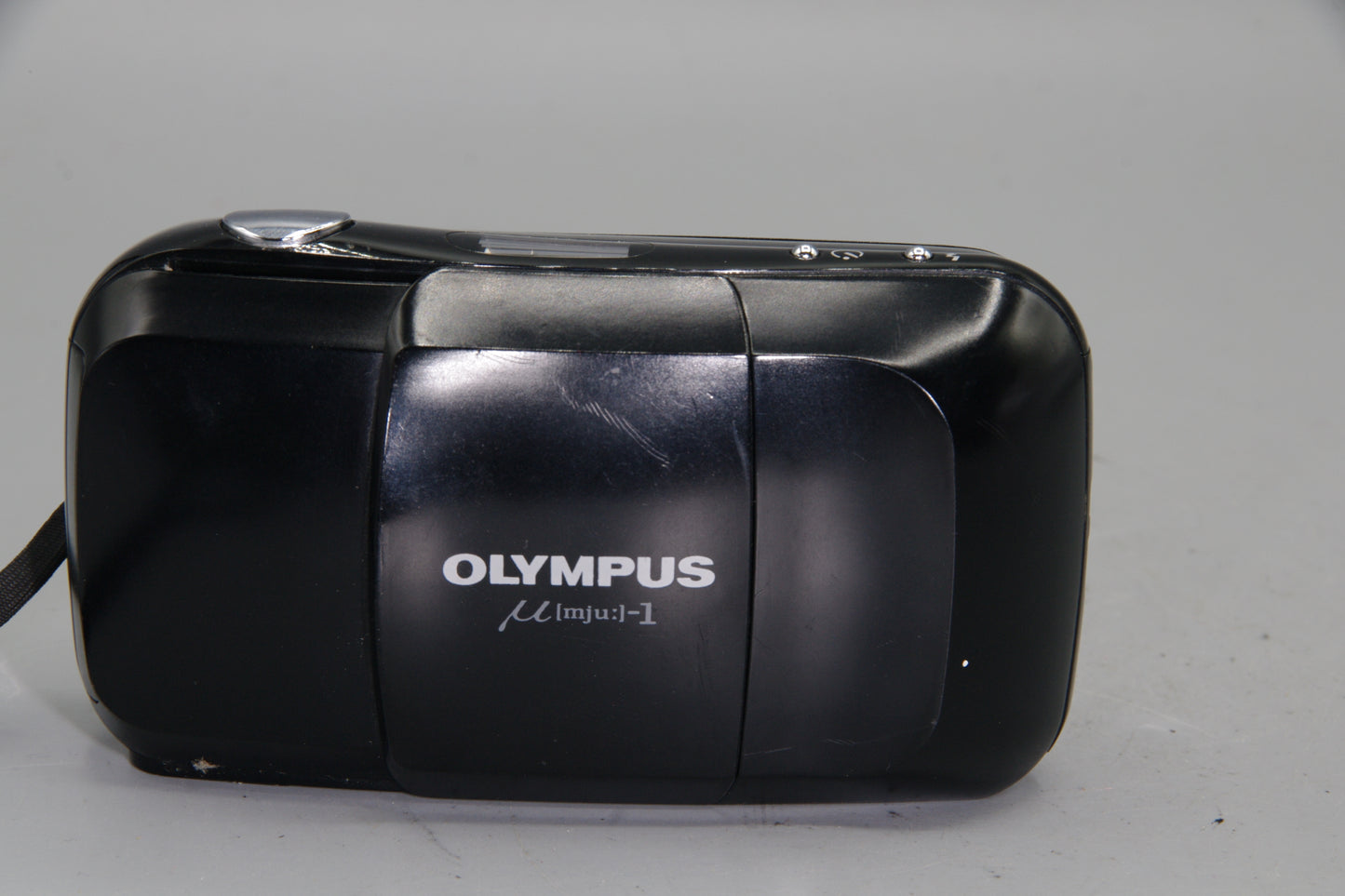 Olympus Mju I 35mm Film Camera – Compact, Weatherproof, Sharp Lens