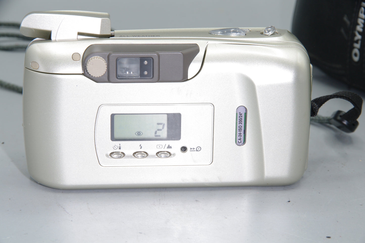 Olympus MJU Zoom III Wide 100 35mm Camera 28–100mm Lens Compact Tested