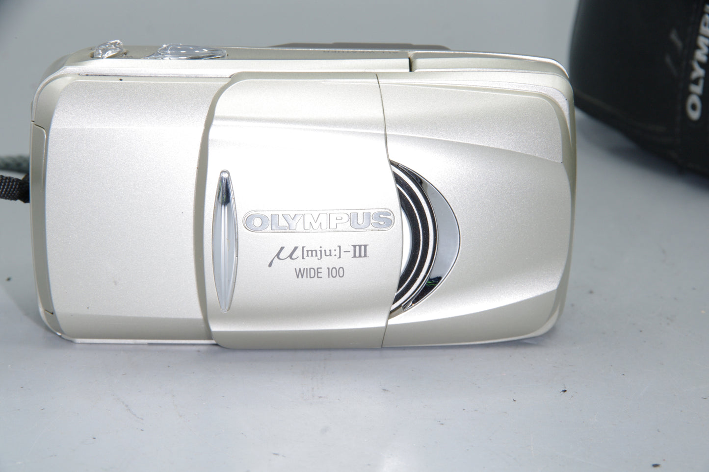 Olympus MJU Zoom III Wide 100 35mm Camera 28–100mm Lens Compact Tested