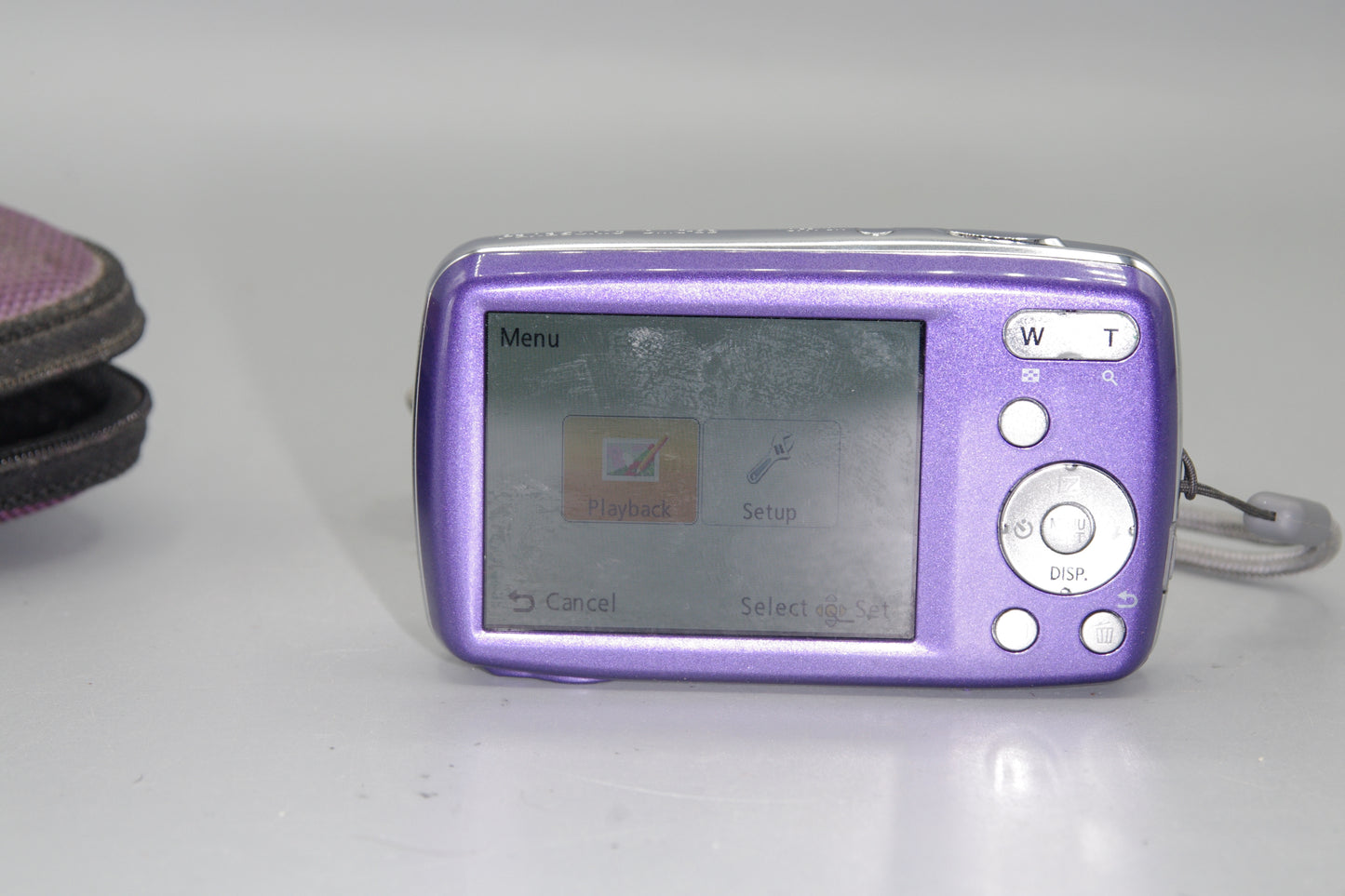 Purple Panasonic Lumix DMC-S3 14.1MP Digital Compact - Excellent