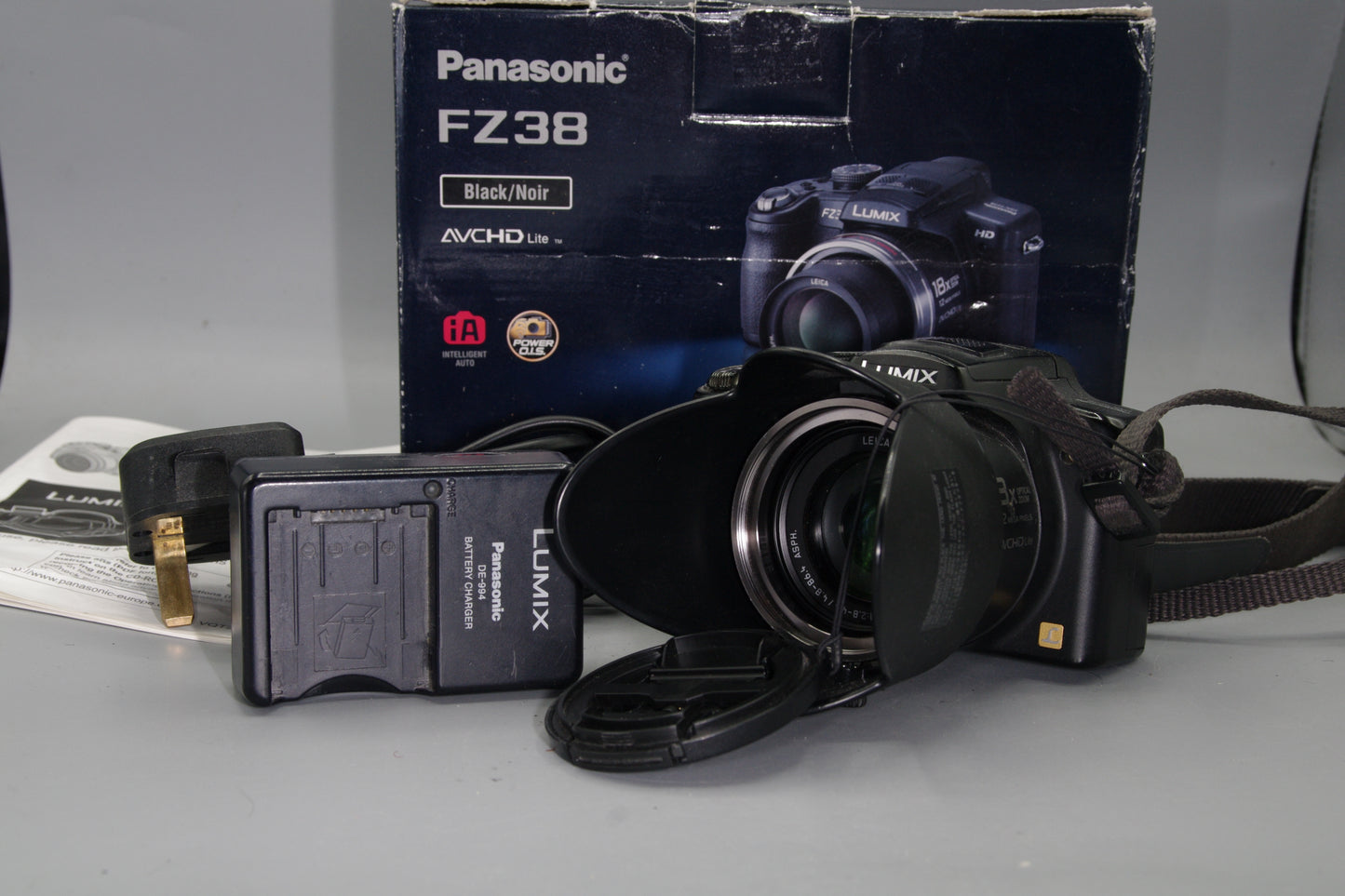Panasonic Lumix DMC-FZ38 12.1MP Bridge Camera – Boxed, Leica Lens, HD Video