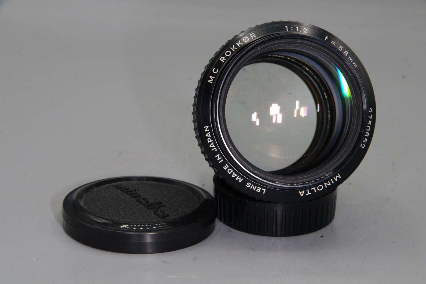 Minolta MC Rokkor-PG 58mm f/1.2 Lens - MD Mount - Ultra Fast - Excellent