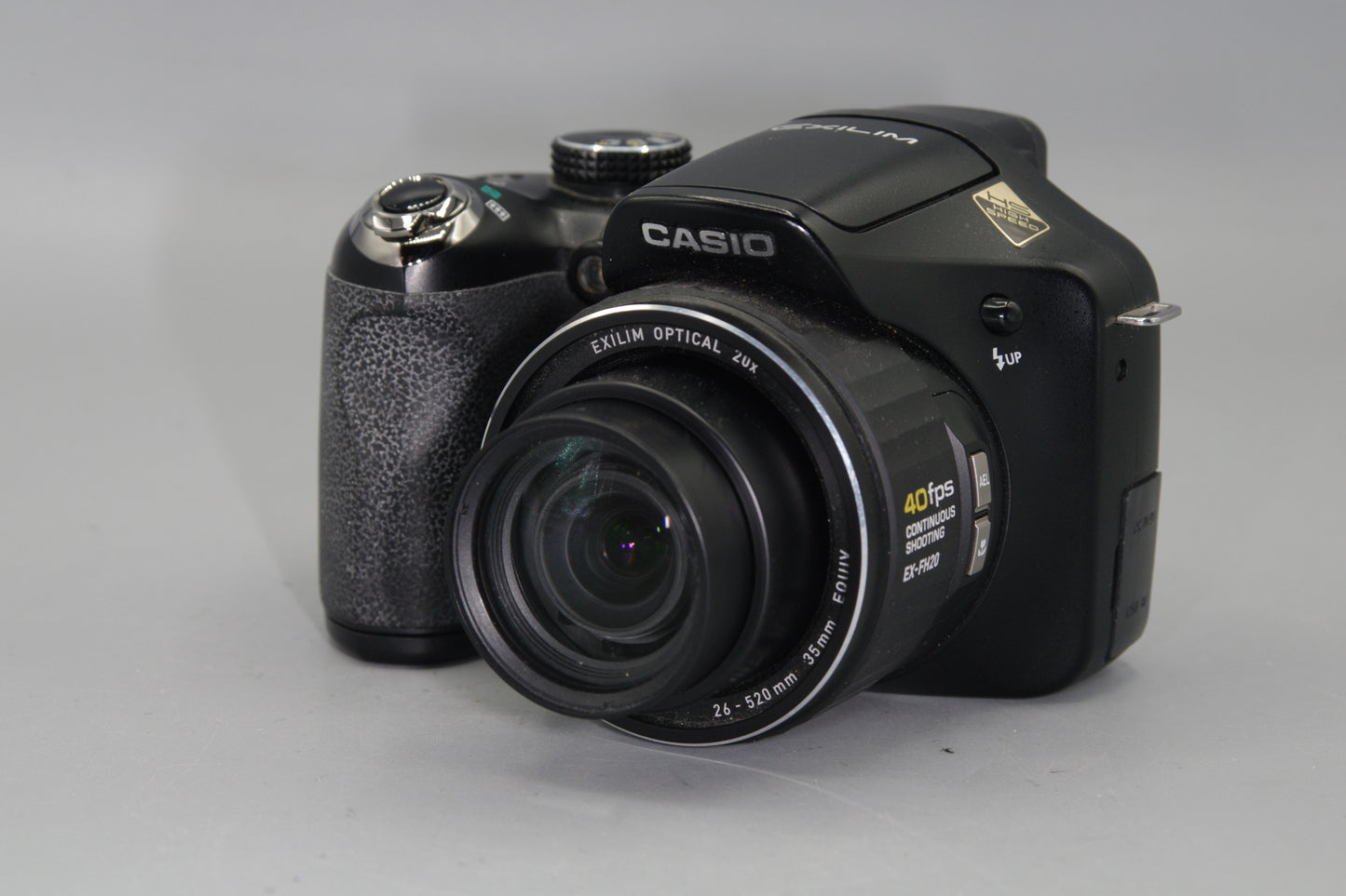 Vintage Casio Exlim EX-FH20 9.1MP Bridge Camera - Takes AA Batteries - Excellent