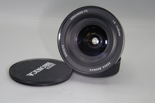 Zenzanon-PS 40mm f/4 Lens for Bronica SQ – Ultra Wide – Tested – EXC