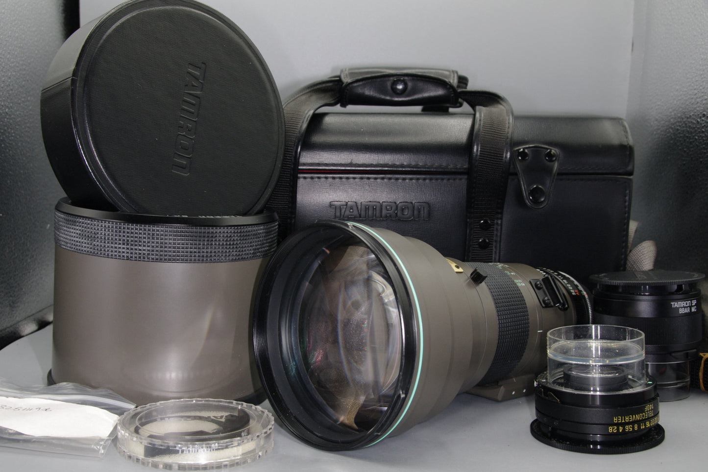 Tamron SP 300mm F/2.8 LD (IF) Lens 1.4 and 2.0 Teleconverters and case